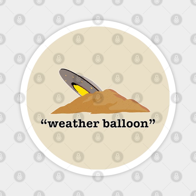 "Weather Balloon" Magnet by Brightfeather